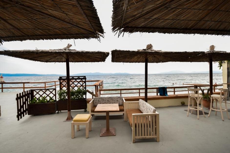 Stone Villa Inside Sea- Kids'Land Platanidia Exterior photo