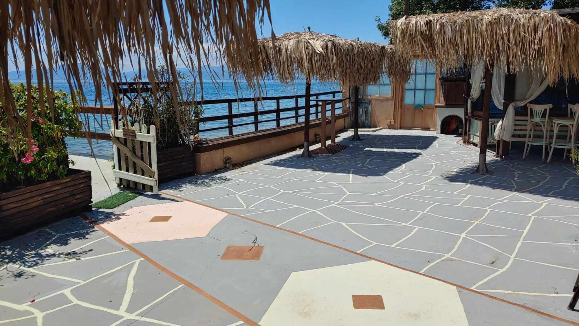 Stone Villa Inside Sea- Kids'Land Platanidia Exterior photo