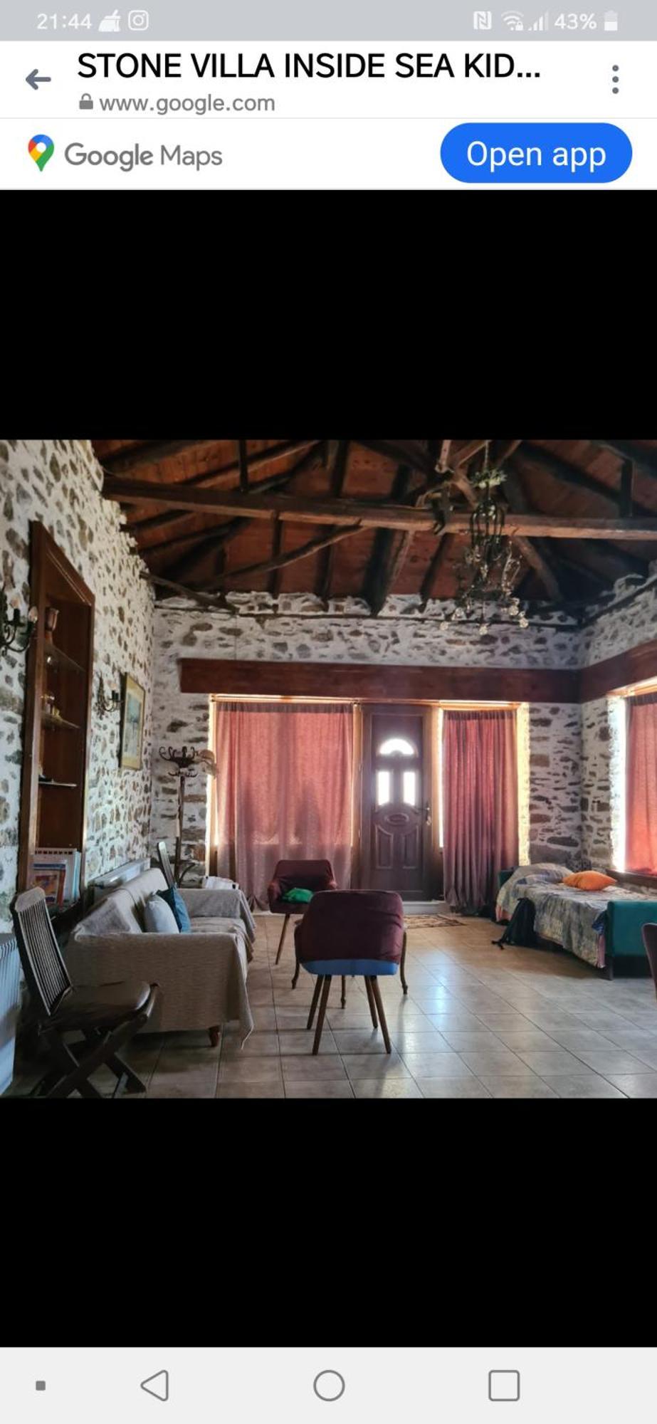 Stone Villa Inside Sea- Kids'Land Platanidia Exterior photo