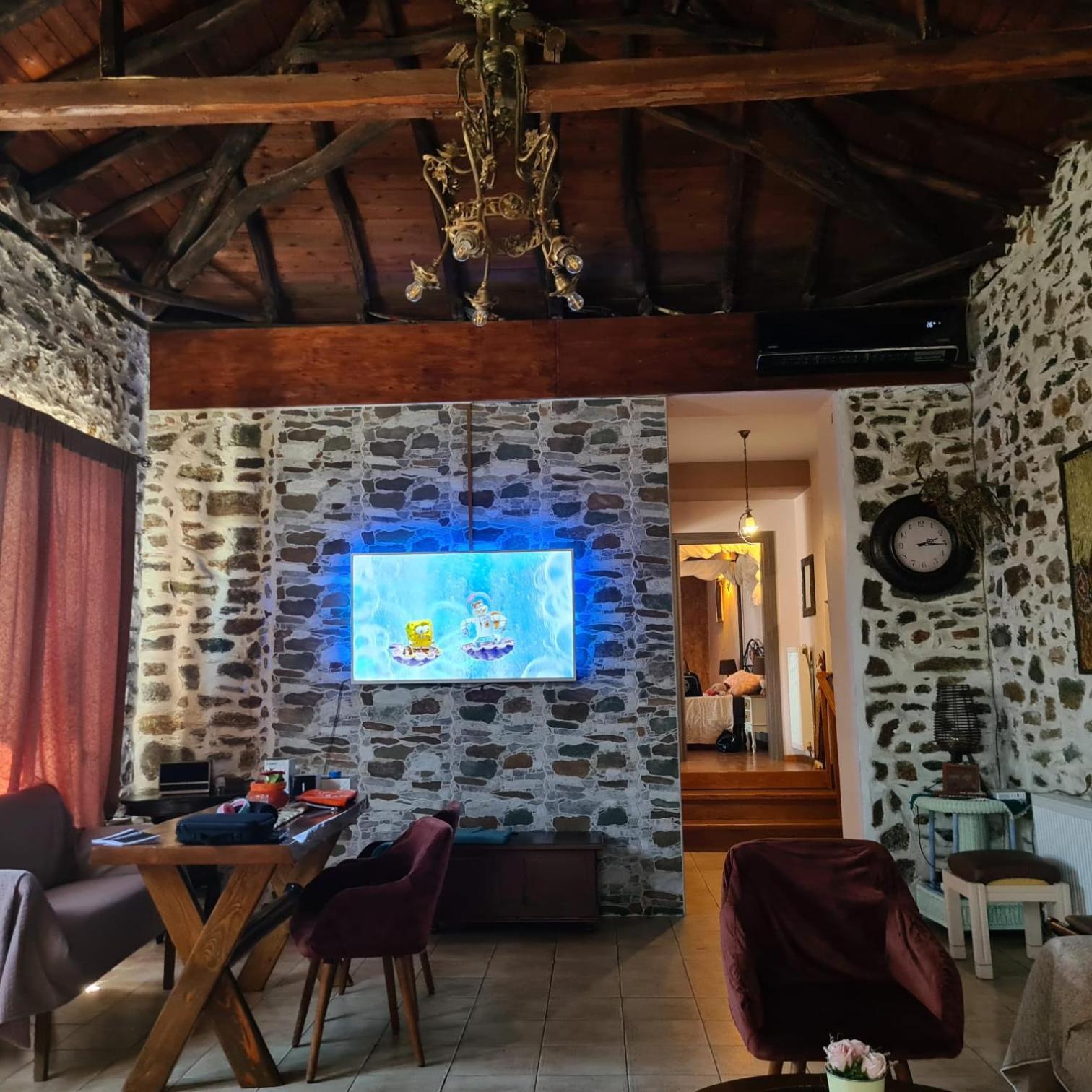 Stone Villa Inside Sea- Kids'Land Platanidia Exterior photo
