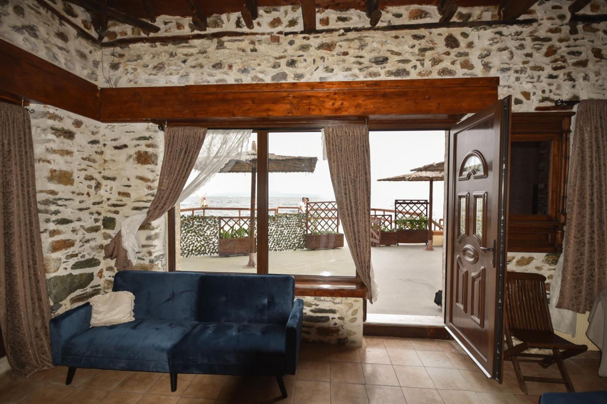 Stone Villa Inside Sea- Kids'Land Platanidia Exterior photo