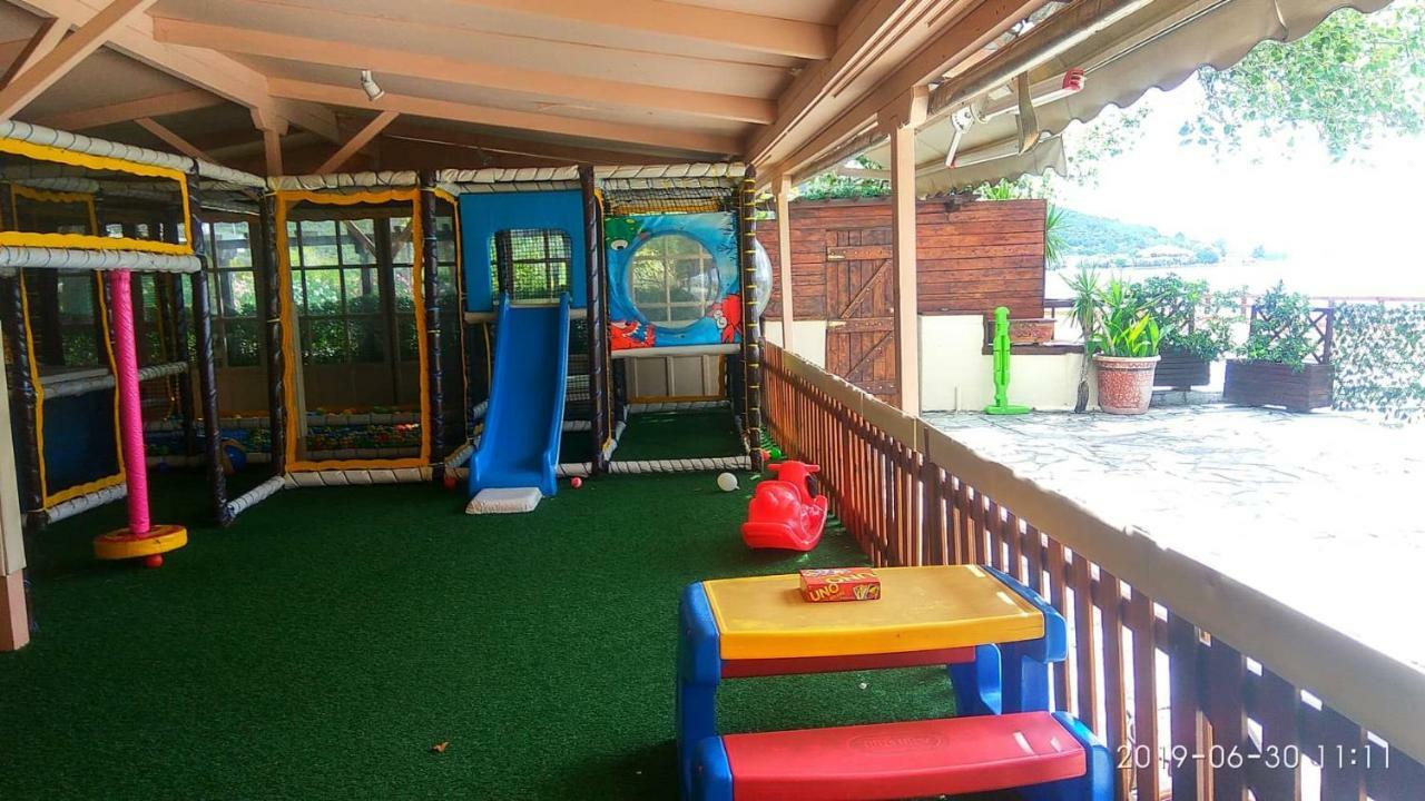 Stone Villa Inside Sea- Kids'Land Platanidia Exterior photo